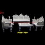 Inlay Marble Sofa Set And Table
