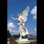 White Marble Angel Sculpture