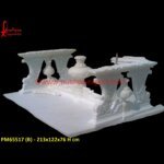 White Marble Carving Dining Table