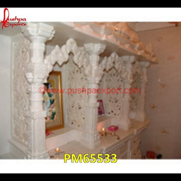 White Marble Mandir For Pooja Room PM65533 big marble temple for home,black marble temple,black stone mandir,buy marble mandir online,buy marble temple,buy marble temple for home,designer marble temple for home,hindu marble.jpg