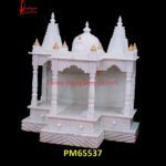 Natural White Marble Pooja Mandir