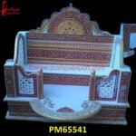 White Marble Stone Pooja Room Temple