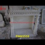 Carved White Marble Temple For House