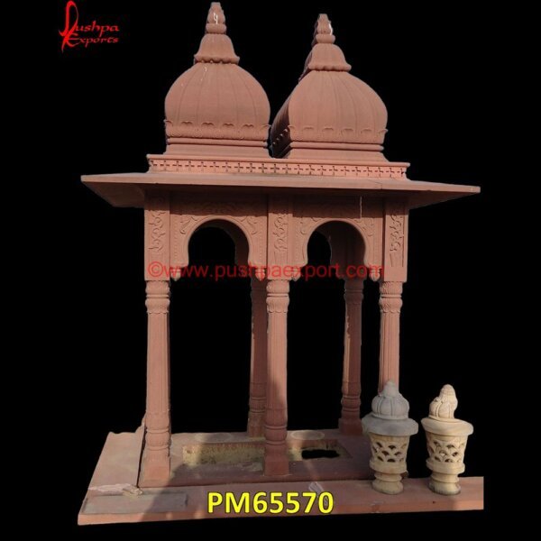 Red Sandstone Mandir PM65570 marble pooja,marble pooja ghar,marble pooja mandir,marble pooja mandir with doors,marble pooja room,marble pooja temple,marble singhasan,marble stand for mandir,marble stone pooja.jpg