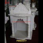 White Marble Stone Mandir For Home