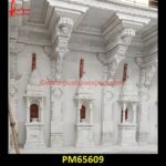 Pooja Mandir Of White Marble Stone