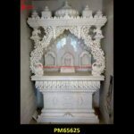 Carving White Marble Pooja Mandir