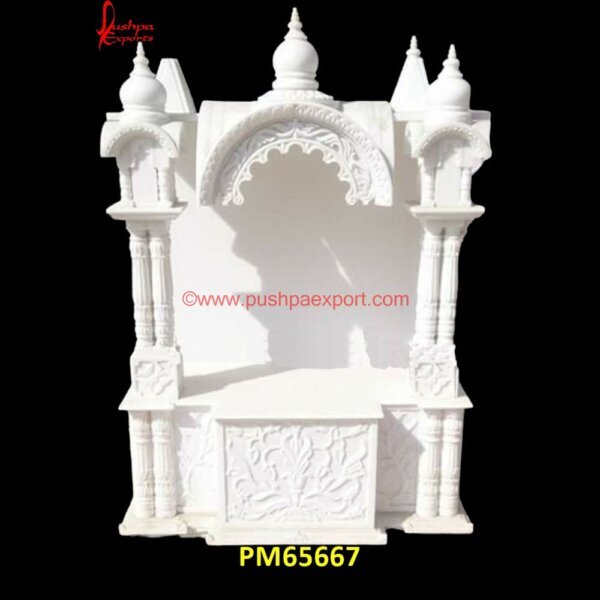 Pooja Temple Of White Marble PM65667 marble stone pooja mandir,marble stone temple,marble stone temple design,marble temple design,marble temple for house,marble temple in home,marble temple mandir,marble temple onlin.jpg