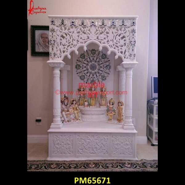 Natural Carved White Marble Mandir PM65671 marble temple for house,marble temple in home,marble temple mandir,marble temple online,marble temple with door,marble wall mandir,pooja ghar marble,pooja room marble,pooja room wi.jpg