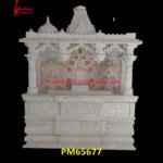 Carved Marble Pooja Mandir
