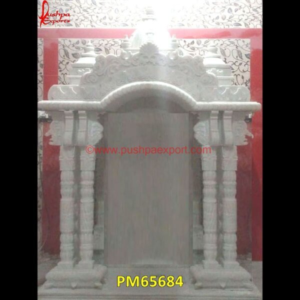 Carved White Marble Stone Pooja Room Mandir PM65684 simple marble singhasan,small marble temple,stone garden temple,stone home temple,stone mandir,stone mandir for home,stone pooja mandir,temple pink marble,the marble temple,the sto.jpg