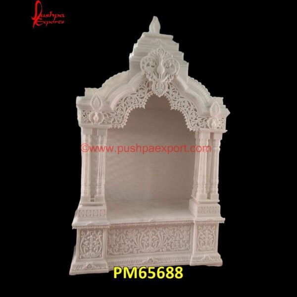 Design Carved White Marble Pooja Mandir PM65688 stone mandir,stone mandir for home,stone pooja mandir,temple pink marble,the marble temple,the stone temple,white marble home mandir,white marble mandir,white marble mandir for hom.jpg