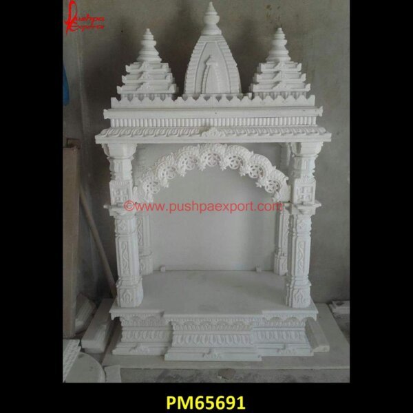 Mandir Of White Marble Stone PM65691 temple pink marble,the marble temple,the stone temple,white marble home mandir,white marble mandir,white marble mandir for home,white marble pooja mandir,white marble singhasan,whi.jpg