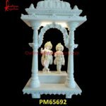 Natural White Marble Stone Temple For Home