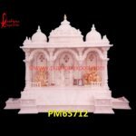 Marble Mandir Of Natural White Stone