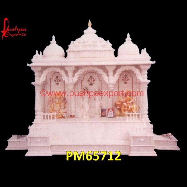 Marble Mandir Of Natural White Stone PM65712 black marble temple,black stone mandir,buy marble mandir online,buy marble temple,buy marble temple for home,designer marble temple for home,hindu marble temple,home marble mandir,.jpg