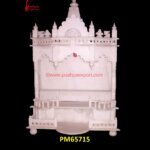 White Marble Carved Mandir