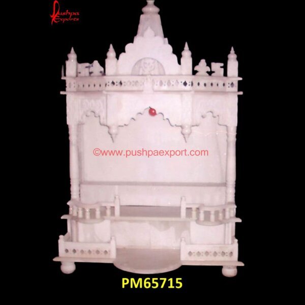 White Marble Carved Mandir PM65715 buy marble temple,buy marble temple for home,designer marble temple for home,hindu marble temple,home marble mandir,home temple stone,house marble temple,how to clean marble mandir.jpg