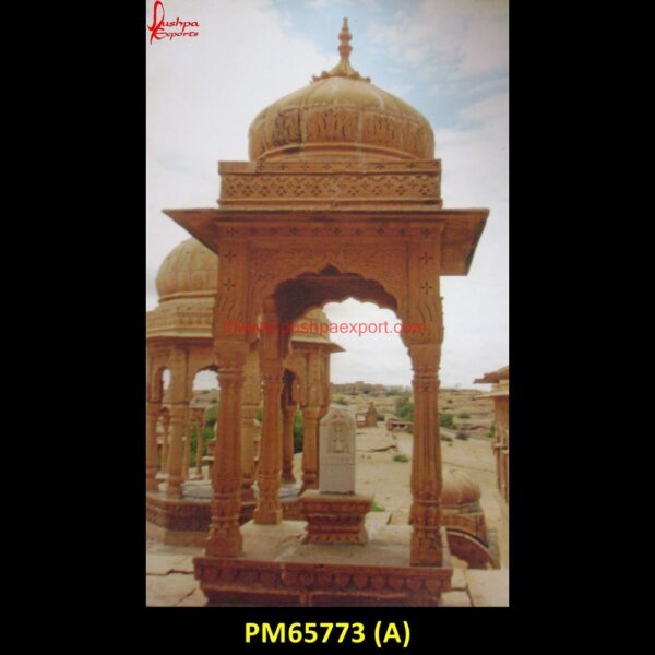 Sandstone Mandir For Pooja Place PM65773 (A) small marble temple,stone garden temple,stone home temple,stone mandir,stone mandir for home,stone pooja mandir,temple pink marble,the marble temple,the stone temple,white marble h.jpg