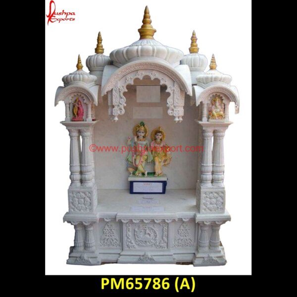 Modern White Marble Mandir PM65786 (A) buy marble mandir online,buy marble temple,buy marble temple for home,designer marble temple for home,hindu marble temple,home marble mandir,home temple stone,house marble temple,h.jpg