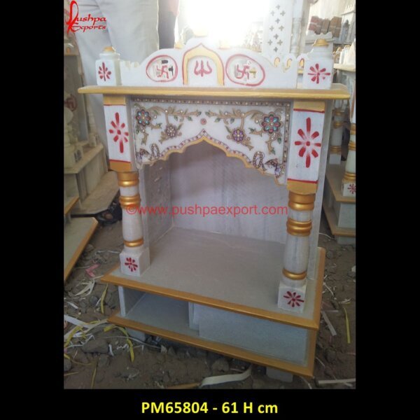 Carved White Stone Mandir PM65804 - 61 H cm marble pooja room,marble pooja temple,marble singhasan,marble stand for mandir,marble stone pooja mandir,marble stone temple,marble stone temple design,marble temple design,marble.jpg