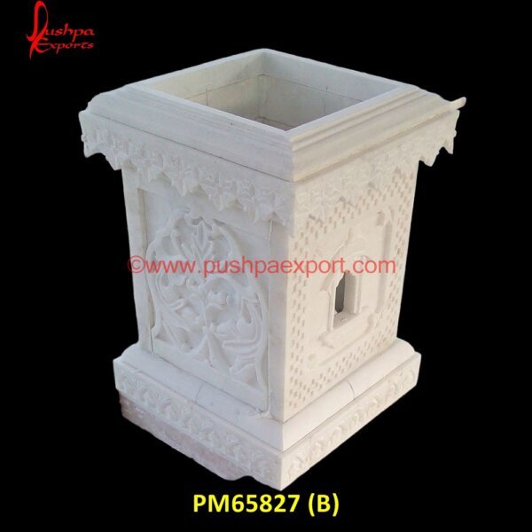 PM65827 (B) white marble tulsi pot,marble pot for tulsi plant,marble tulsi pot in hyderabad,marble tulsi pot manufacturer,natural stone tulsi pot,stone tulsi kyara,tulsi pot in granite,marble.jpg