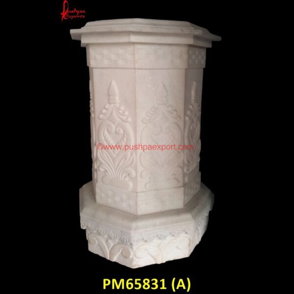 Handicraft White Marble Tulsi Pot PM65831 (A) marble tulasi kota,marble tulasi kota designs,marble tulasi kota online,marble tulasi kota price,marble tulsi gamla,marble tulsi katte,marble tulsi kyara,marble tulsi planter,marbl.jpg