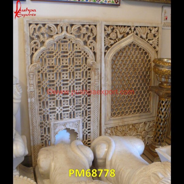 Rustic Finish White Marble Jali Work PM68778 stone jali,stone elevation jali,sandstone jali price,sandstone jali design,sandstone jali,red stone jali,red sandstone jali,modern stone jali design,mint stone jali design,marble s.jpg