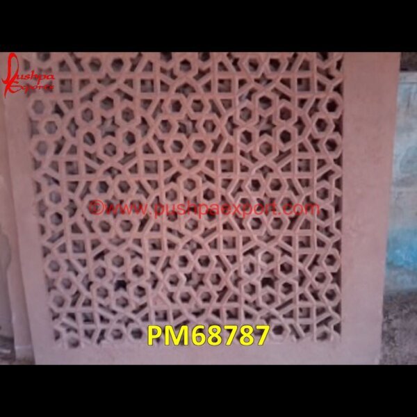 Pink Stone Screen PM68787 marble stone jali,marble jali work,marble jali railing,marble jali price,marble jali design,marble jali,makrana marble jali,jodhpur stone jali design,jali stone,jaisalmer stone jal.jpg