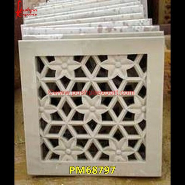 White Marble Flower Carved Jali Work PM68797 gwalior mint stone jali,granite jali,elevation stone jali,dholpur stone jali,cnc stone jali design,white marble jali,what is stone jali,stone ki jali,stone jali thickness,stone jal.jpg