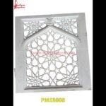 Design Carving White Marble Jali Screen