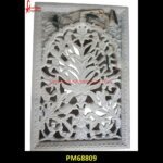 Carving White Stone Jali