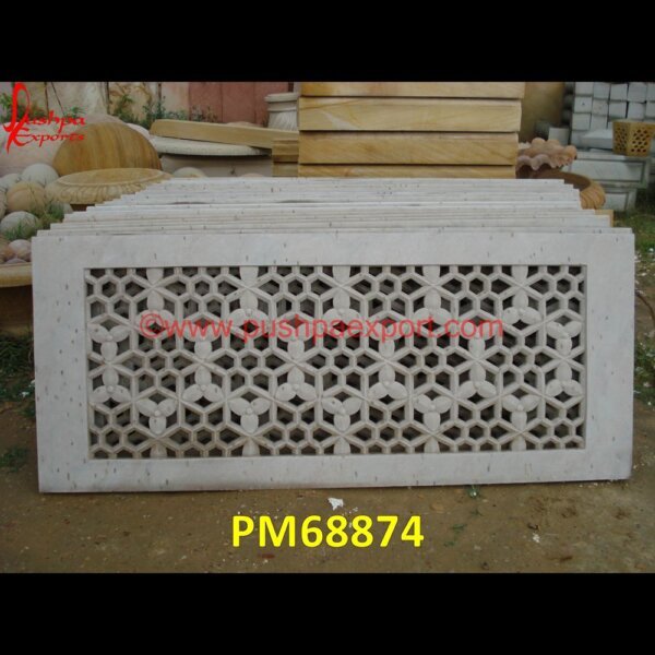 Carved White Marble Stone Jali PM68874 stone jali design manufacturer,stone jali 3d model,stone carving jali,sikandra stone jali,pink stone jali,pink marble jali,outdoor stone jali,marble jali screen,marble jali partiti.jpg