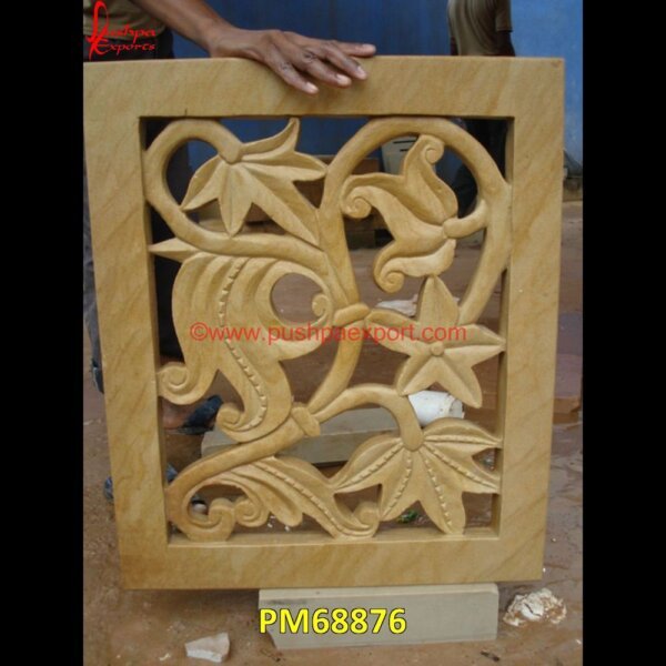 Design Carved Jaisalmer Stone Jali PM68876 stone carving jali,sikandra stone jali,pink stone jali,pink marble jali,outdoor stone jali,marble jali screen,marble jali partition,marble jali manufacturer,marble jali india,marbl.jpg