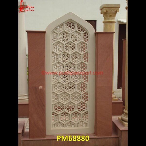 Natural White Stone Carving Screen PM68880 outdoor stone jali,marble jali screen,marble jali partition,marble jali manufacturer,marble jali india,marble jali antique,limestone jali,kota stone jali,design of stone jali,white.jpg