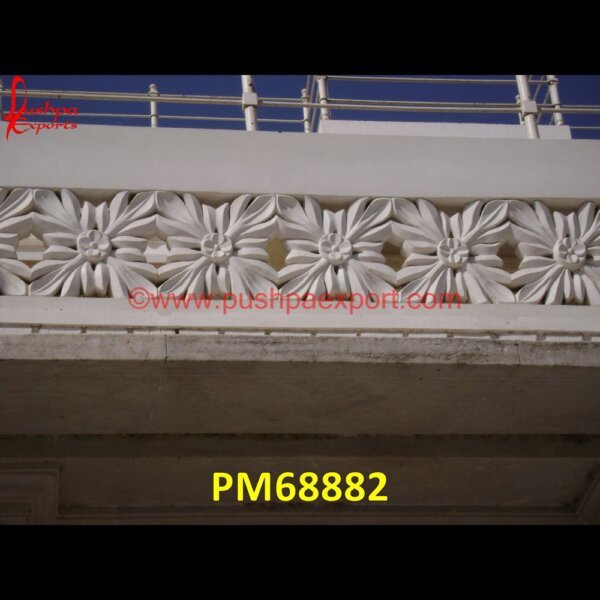 Flower Carving Natural White Marble Jali PM68882 marble jali partition,marble jali manufacturer,marble jali india,marble jali antique,limestone jali,kota stone jali,design of stone jali,white marble screen,stone screens,stone scr.jpg