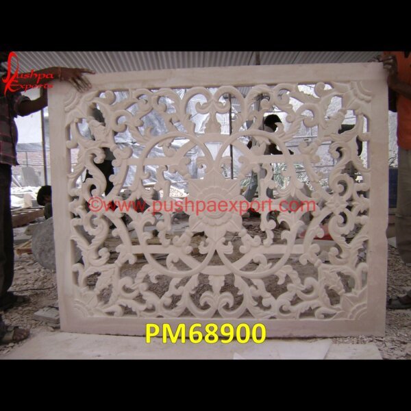 Rustic Finish Flower Carved Marble Jali PM68900 marble partition,black marble screen,limestone screen,stone jali work,stone jali wall,stone jali railing,stone jali price,stone jali in jaipur,stone jali for elevation,stone jali d.jpg