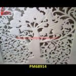 Carved Natural White Marble Screen