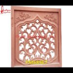 Pink Sandstone Carving Jali