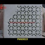 Natural Stone Carved White Marble Jali