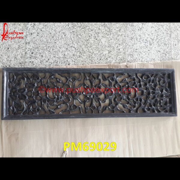 Natural Black Stone Jali PM69029 patio stone screening,marble screen,marble partition wall,marble partition,black marble screen,limestone screen,stone jali work,stone jali wall,stone jali railing,stone jali price,.jpg