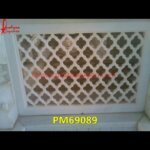 White Marble Stone Carved Screen