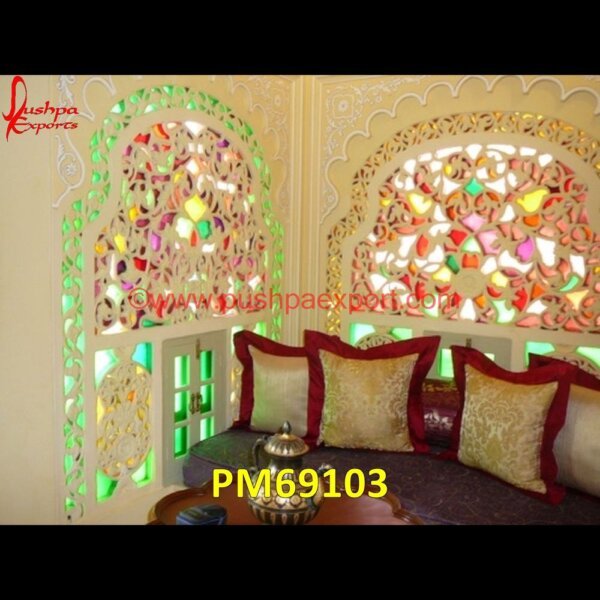 Marble Jali With Glass Work PM69103 stone jali price,stone jali in jaipur,stone jali for elevation,stone jali design,stone jali,stone elevation jali,sandstone jali price,sandstone jali design,sandstone jali,red stone.jpg