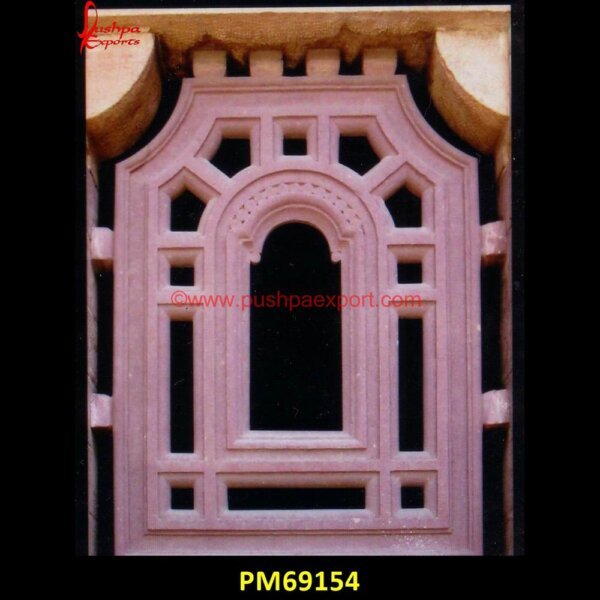 Carving Pink Sandstone Wall Jali PM69154 stone screen wall,stone screen door,stone screen,stone partition wall,stone partition,pink marble screen,patio stone screening,marble screen,marble partition wall,marble partition,.jpg