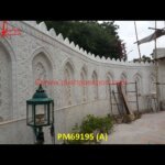 White Marble Carved Wall Jali