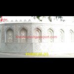 White Marble Carved Wall Jali