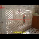 Traditional White Marble Wall Jali