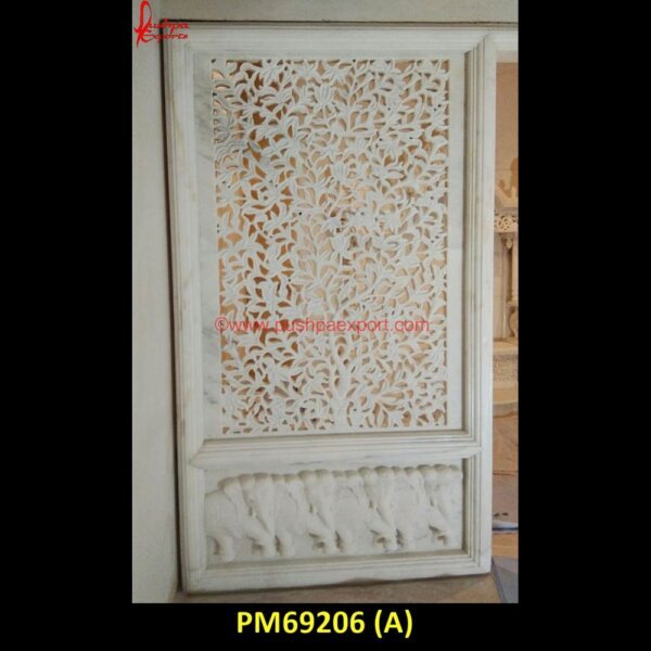 Marble Carved Pooja Room Jali PM69206 (A) stone jali railing,stone jali price,stone jali in jaipur,stone jali for elevation,stone jali design,stone jali,stone elevation jali,sandstone jali price,sandstone jali design,sands.jpg