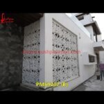 Carved White Marble Stone Wall Screen