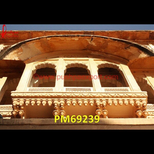 Carved Natural Sandstone Jharokha PM69239 jodhpur stone jharokha,stone carved jharokha,stone jharokha designs,marble window,stone window,marble jharokha,stone jharokha,jaisalmer stone jharokha price,sandstone jharokha,inla.jpg